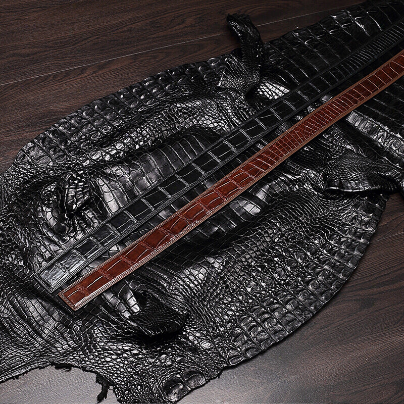 李記 | 泰國暹羅進口真鱷魚皮 原創手工製 皮帶 PD253號